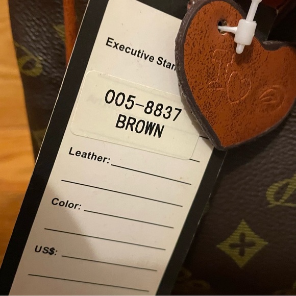 NWT Elegant Brown DIOPHY Monogram Woman’s Handbag Purse - Picture 14 of 15